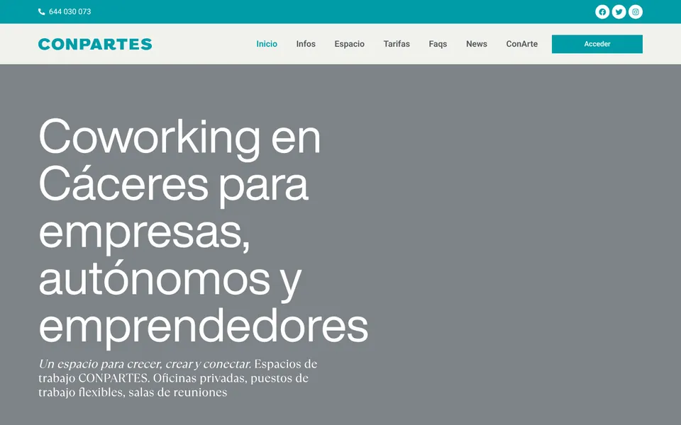 Sitio de Conpartes