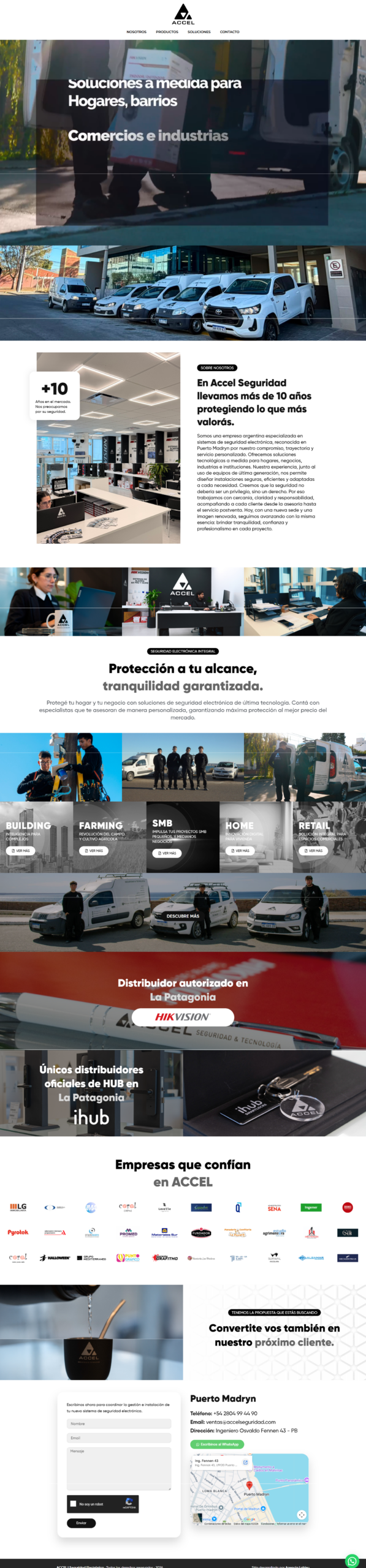 Accel Seguridad — sitio completo