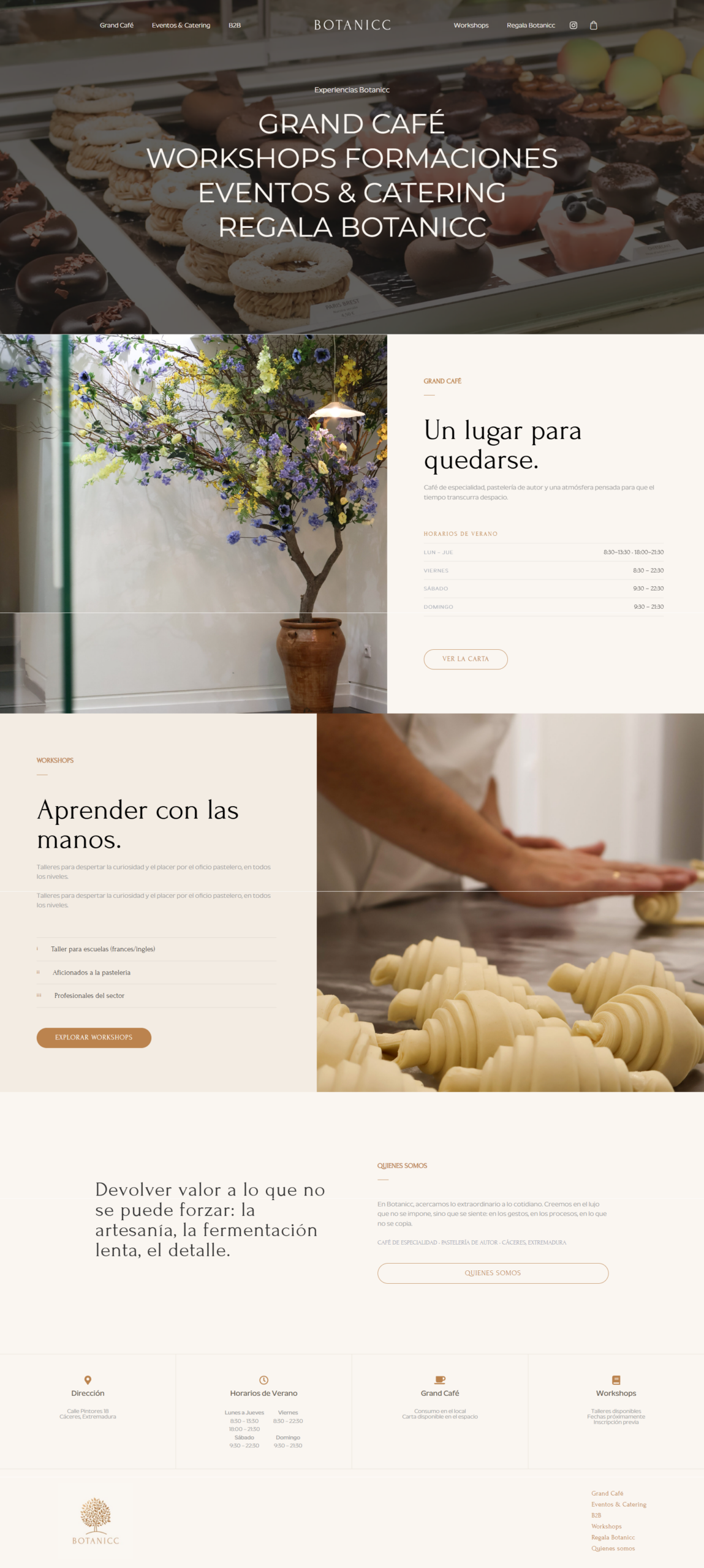 Botanicc, Tienda online · Gastronomía