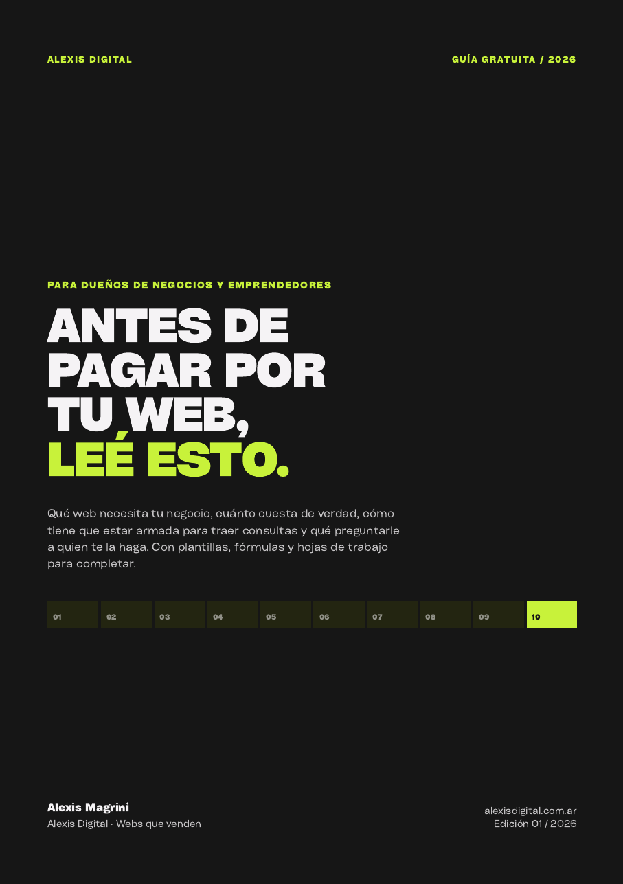 Antes de pagar por tu web
